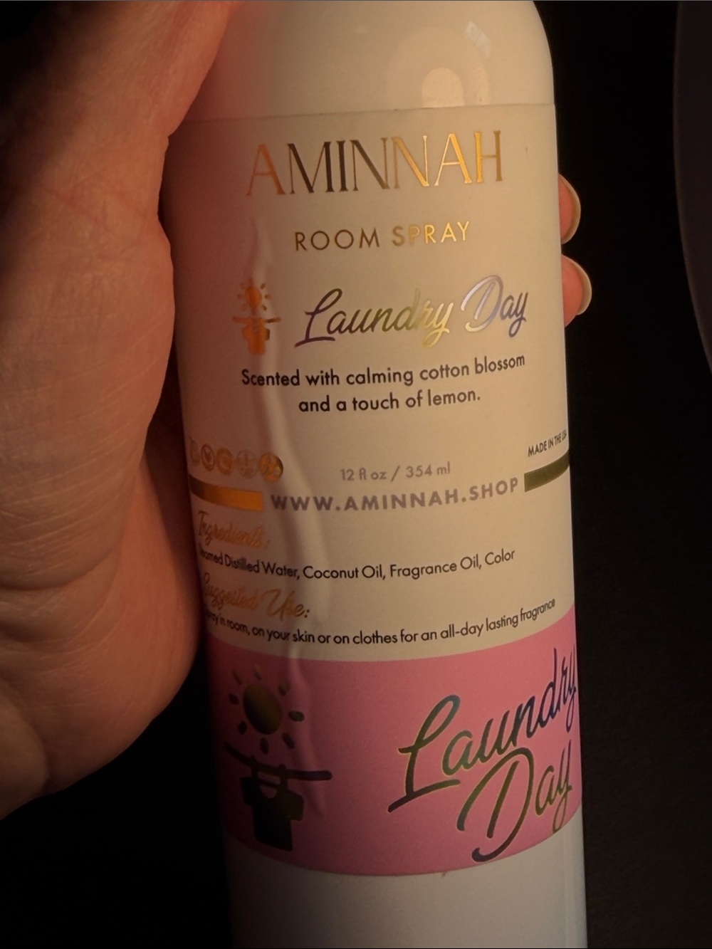 ‼️BUNDLE AND SAVE‼️
Aminnah Room Spray Laundry Day 12 oz - Picture 2 of 3